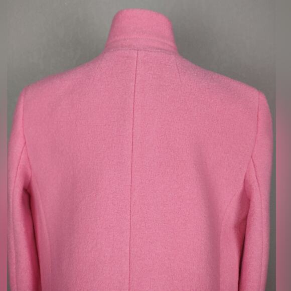 J Crew Leighton Pink Blazer Jacket In Italian Boiled Wool Size 6 - Picture 11 of 16